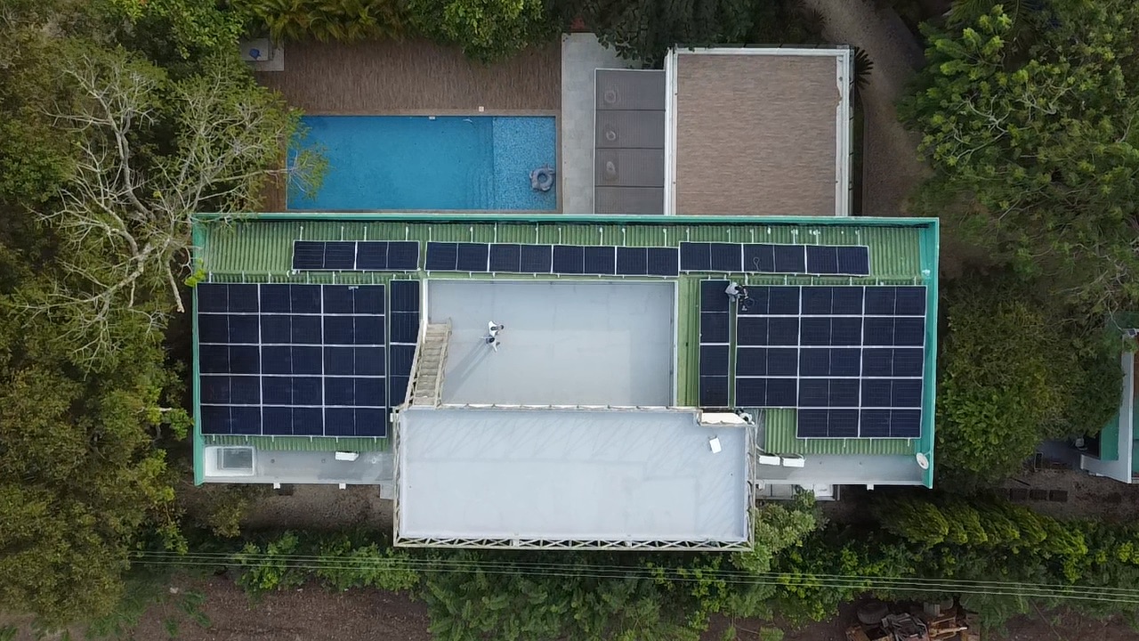 Solar installation Carlos Ochoa Barú